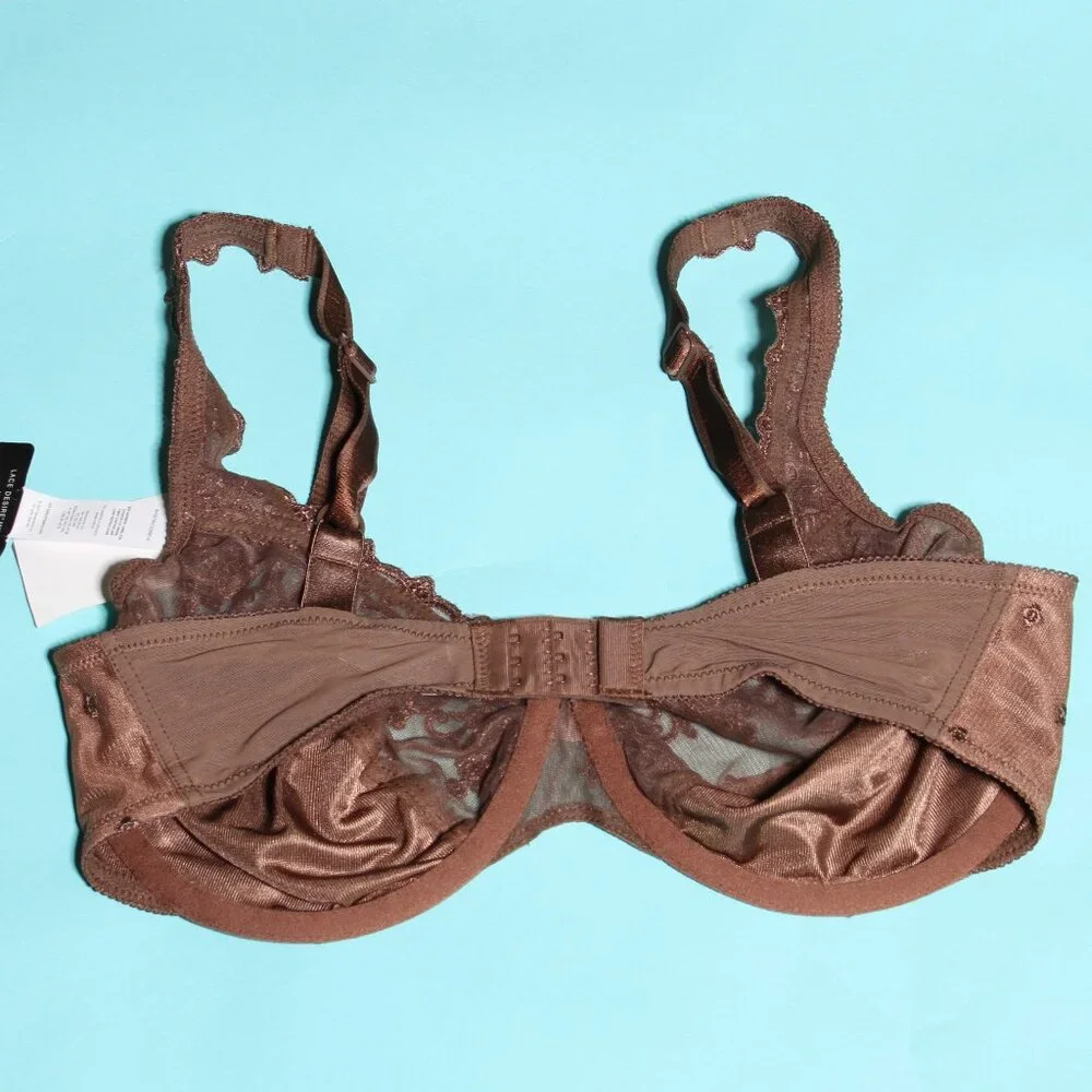 Bali Brown Lace Underwire Bra